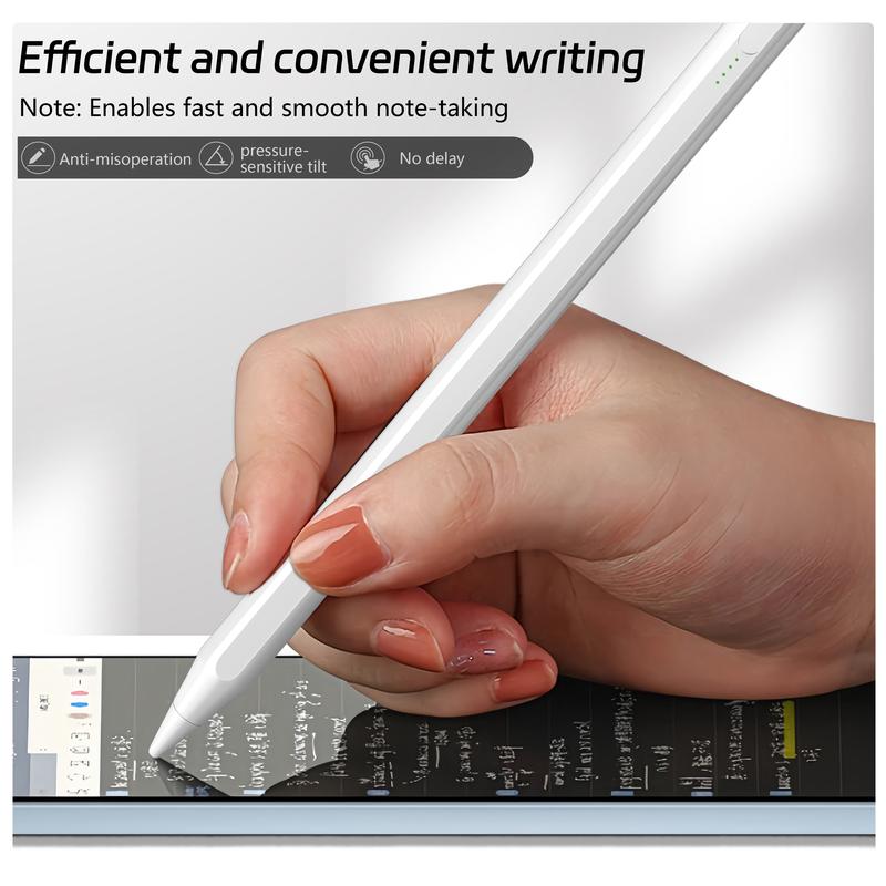 Stylus Pen for iPad/smartphone Fast Charge with Palm Rejection Tilt Sensitivity Active Touch Screen Pencil Compatible with iPad 6/7/8/9/10 Pro12.9&11 Air3/4/5 Mini5/6