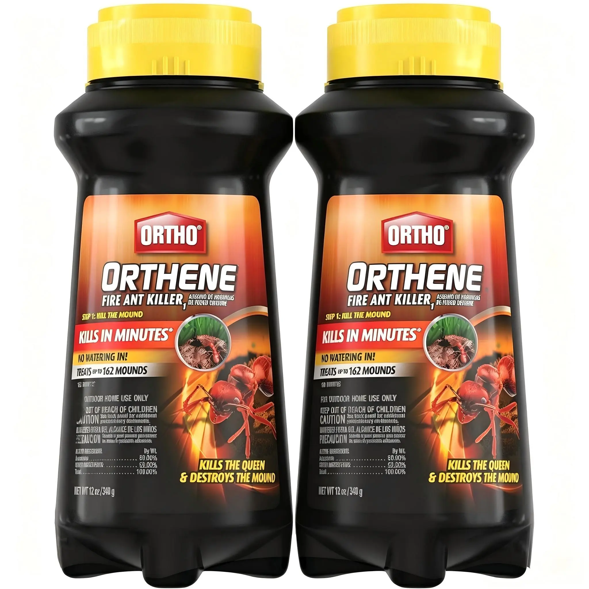 Ortho Orthene Fire Ant Granules Outdoor Insect Pest Control Agent, Bug Killer, Kills Queen, Destroys Mounds, Starts Working in 60 Minutes, 12 oz.