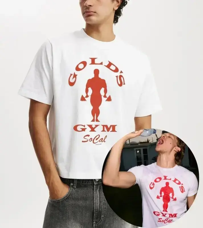 vintage golds gym tshirt - TikTok Shop