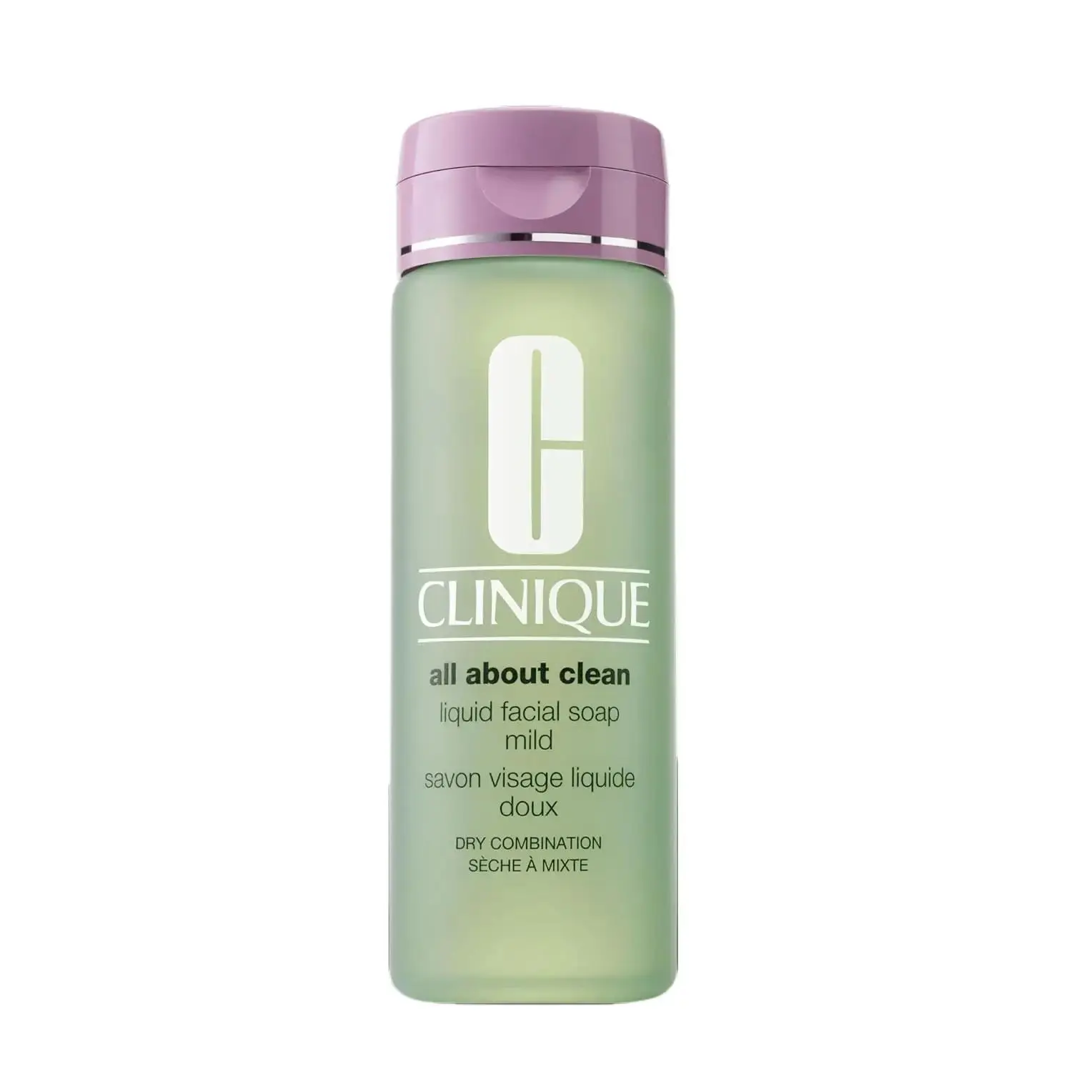 [Clinique] All About Clean Liquid Facial Soap Mild for Dry Combination Skin Types | Gentle Face Cleanser For Oily Skin | Face Wash | Step 1 in 3-Step Skin Care Routine