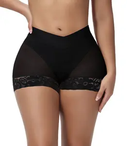 SHAPSHE Butt Lifting Panties V Crossover Shapewear Shorts Fajas Colombianas Moldeadoras