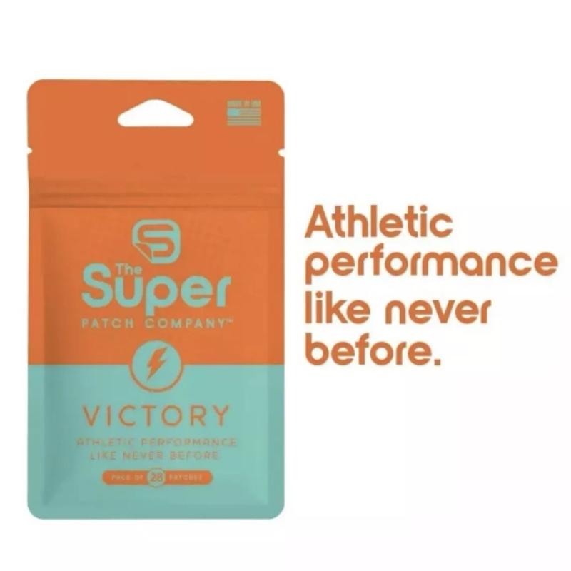 The Super Patch Company Victory Super Patches 2 packs of 28 patches Hypo-allergenic Polyethylene Adhesive VTT 2.0 Workout like never before