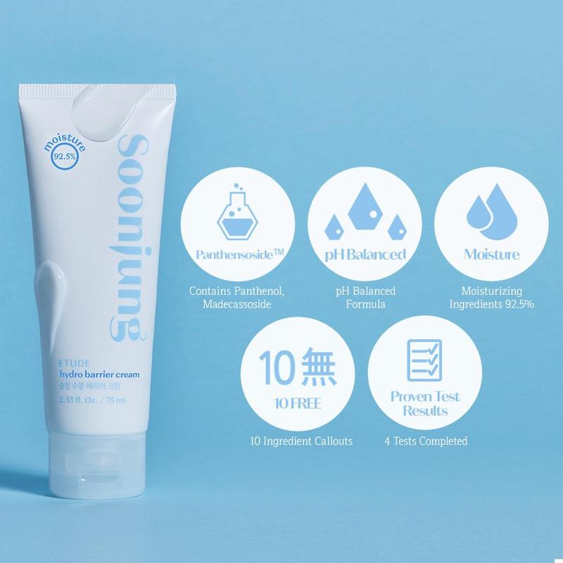 [ETUDE Official] Soonjung Hydro Barrier Cream Trio Set | 24H Hydration | Barrier Support | Nourishing Formula