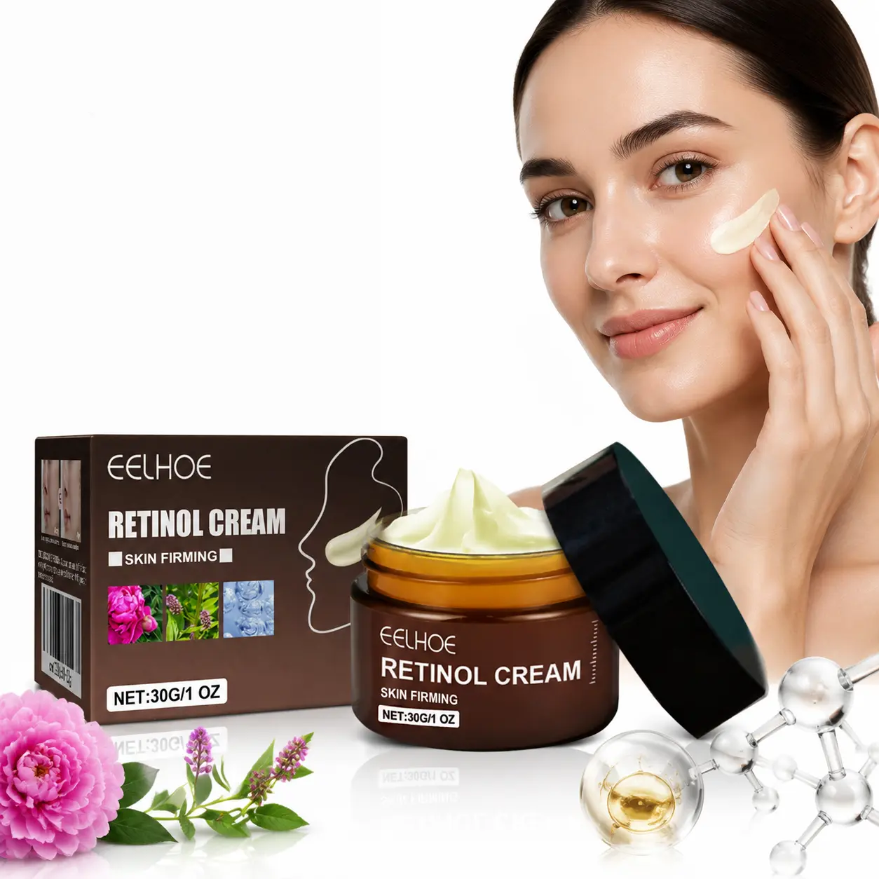EELHOE Rapid Tone Repair Correcting Cream - Skin Care Moisturizer with Retinol, Vitamin C, Hyaluronic Acid for Dark Spots, Corrects Discolor, All Skin, Apply Daily, 1oz, Dark Spot Fix