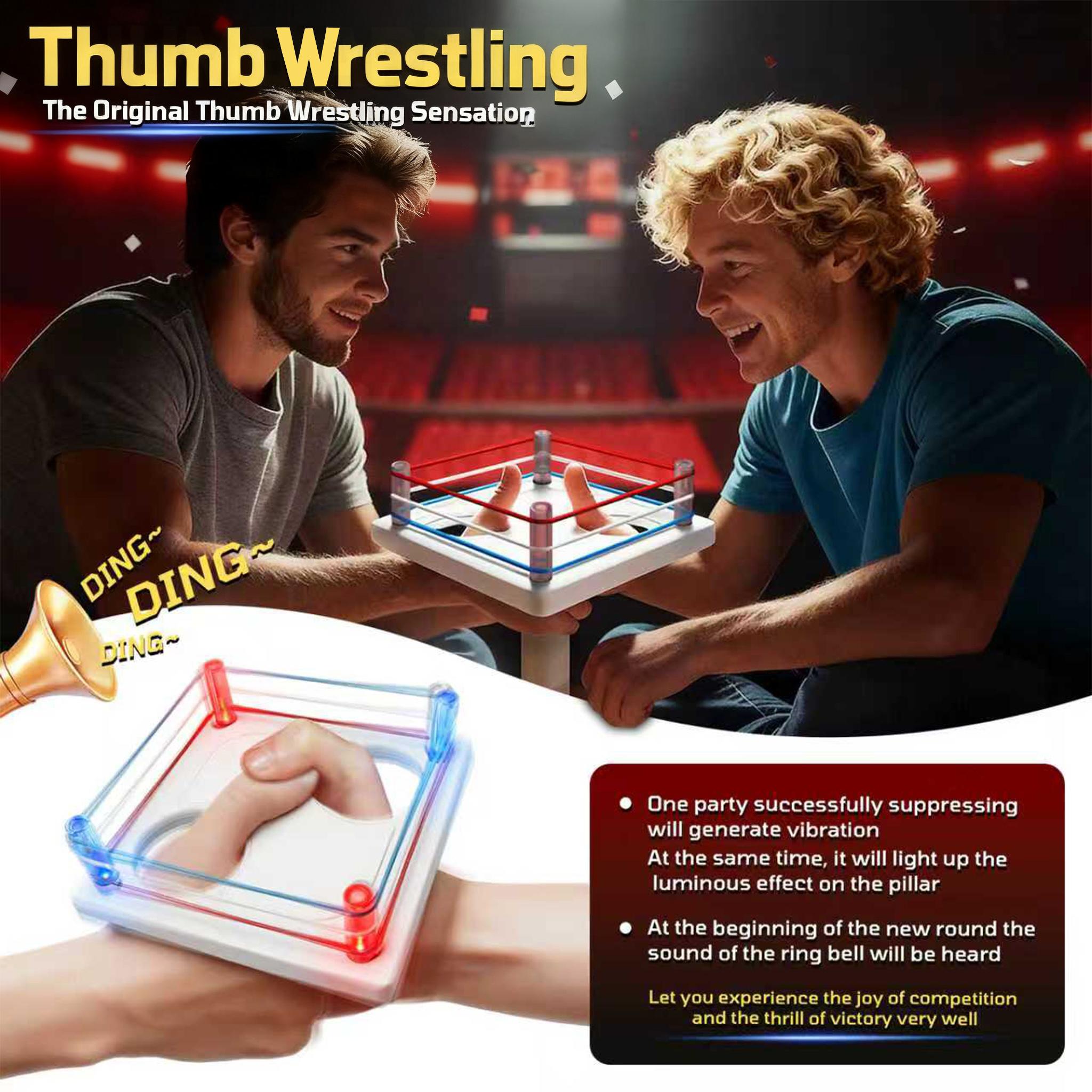 【FaddishDeal】Thumb Wrestling Party favors. Party souvenirs. Thumb arena! Thumb wrestling ring! Guaranteed to make you laugh and cheer! The perfect party game! The perfect gift! Christmas present!