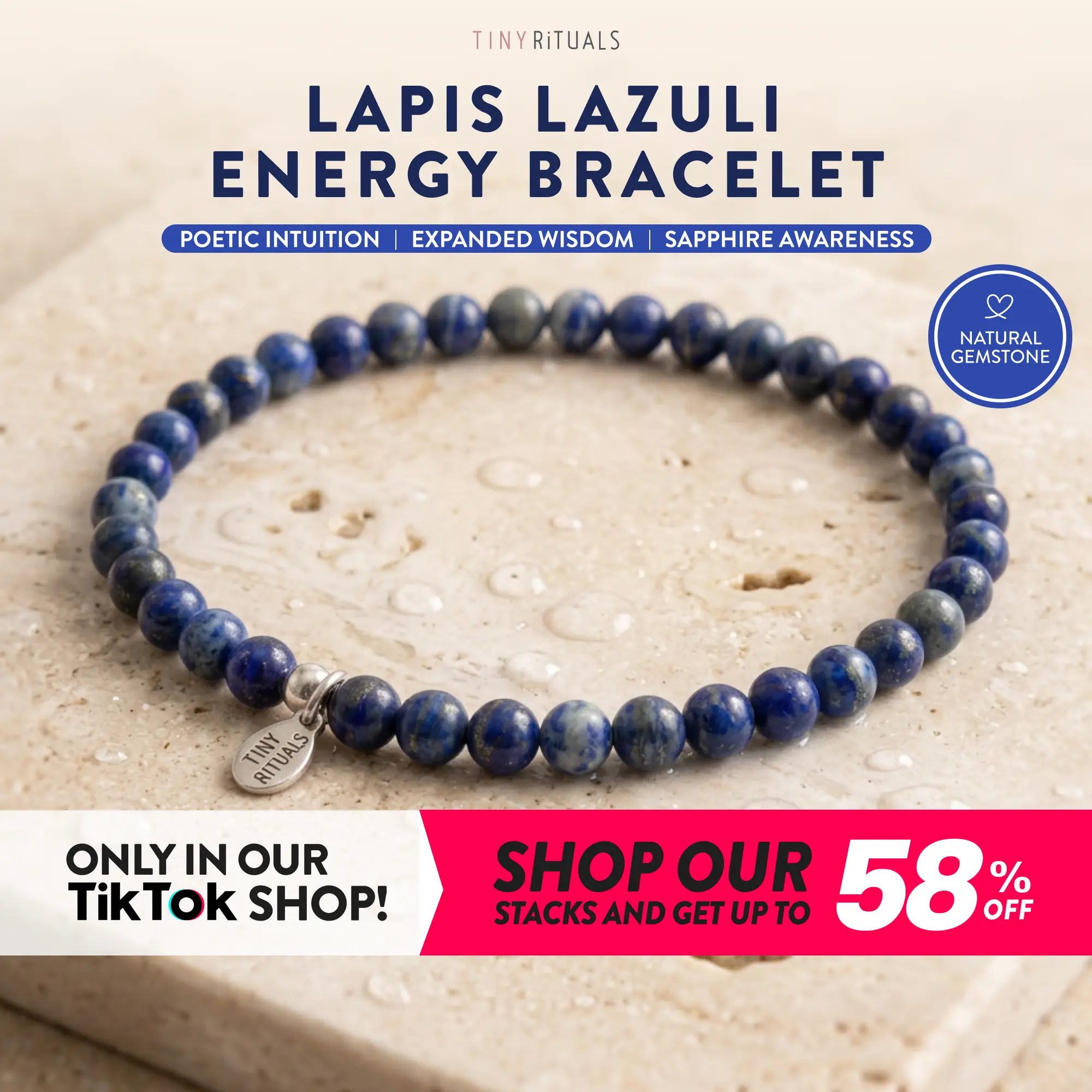 TINY RiTUALS Lapis Lazuli Energy Bracelet