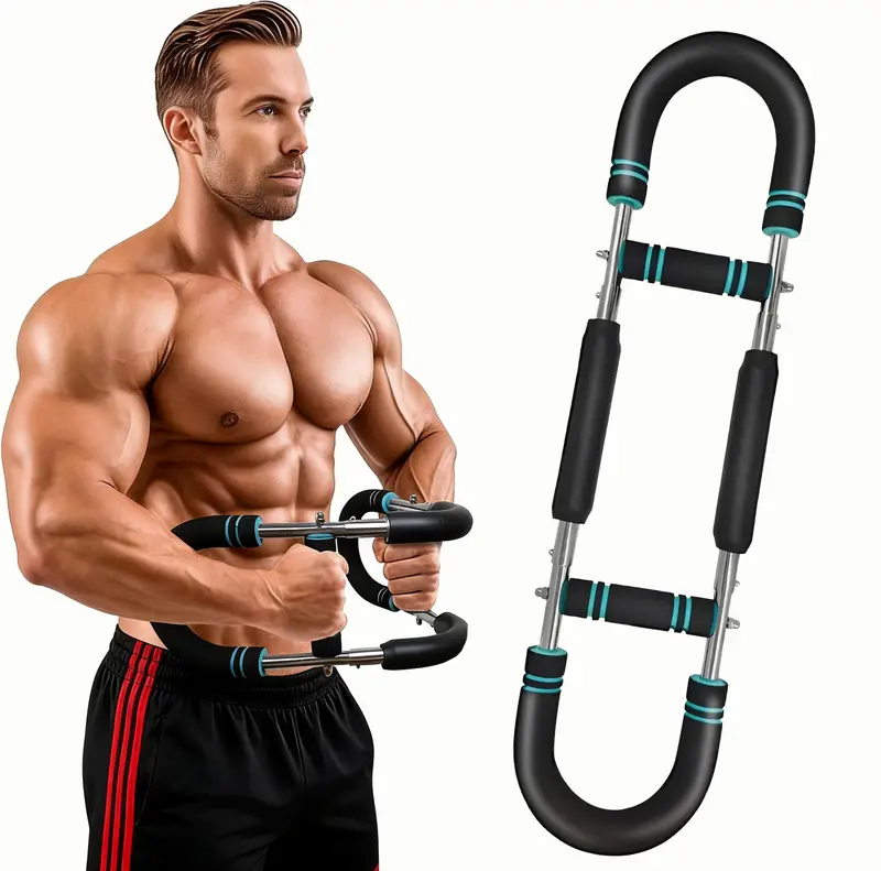 TikTok Viral Twister Arm Trainer | 60-100lb Adjustable Chest Tool | Desk Workout for Shoulder & Arm Muscles | Office Fitness Gadget