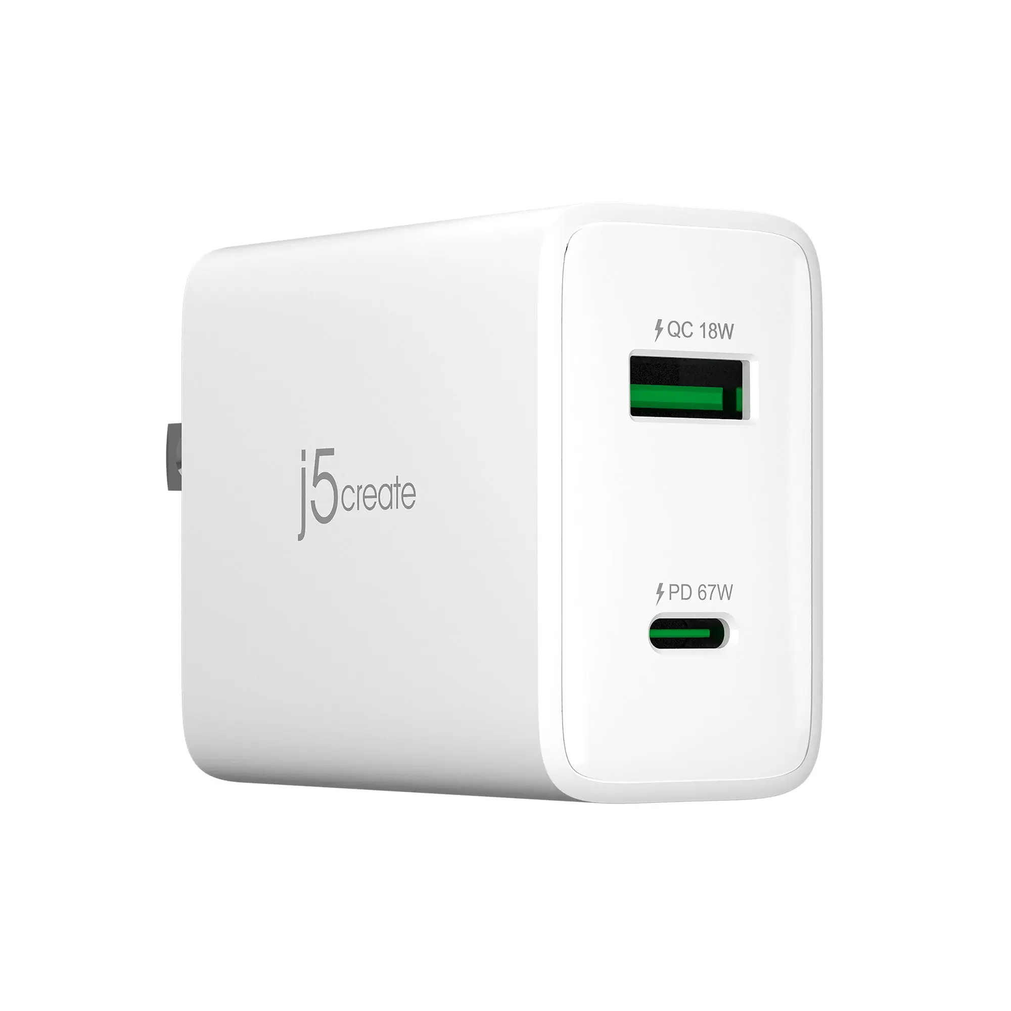67W GaN USB-C® 2-Port Charger