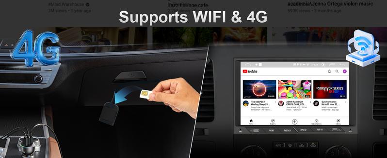 Android 13 Car Radio Stereo 8 inch Touch Screen with USB-C for Chevy Silverado GMC Sierra Yukon Buick with Wireless CarPlay & Android Auto