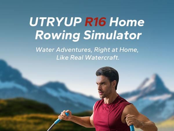 UTRYUP Rowing Machines for Home, Compact Rowing Machine, Extra-Long Rail, 265 lbs Weight Capacity, dealsforyoudays