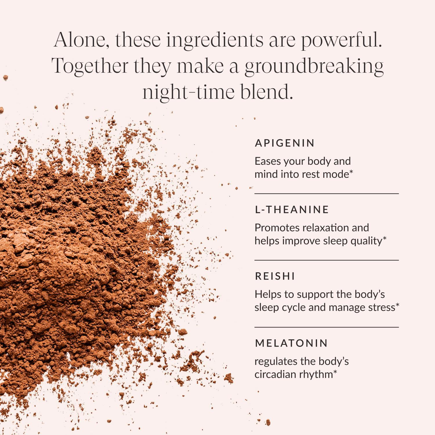 Beam Dream - Viral Nighttime Hot Cocoa, 30 servings/bag, 5 Flavors, 30M+ Nights of Improved Sleep with Melatonin, L-Theanine, & Magnesium, No Added Sugar