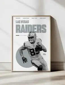 Las Vegas NFL Poster - Football Wall Art (Unframed)