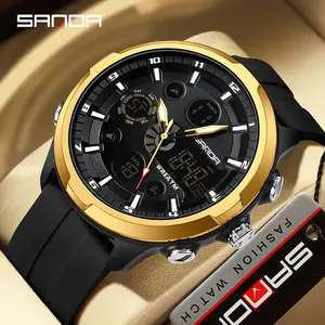 Outdoor Multifunctional Watch | Waterproof, Stopwatch, Alarm, Soft Night Light | Sturdy Durable Rugged Wristwatch Crystal Touch Screen Automatic Mechanical Bluetooth Speaker with Subwoofer and Lighting Necklace Bust Jewelry Display Set tiktokshopspringglo