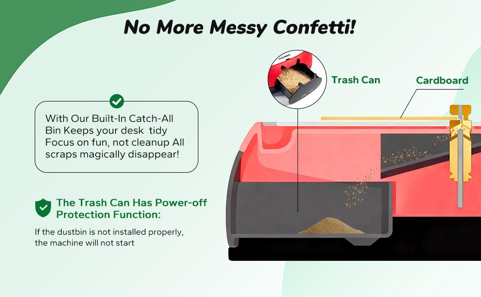 KIDINNO Safe Power Cardboard Cutter   STEM STEAM Educational Toy for Kids Creative Play Engineering Creativity Upcycled Tool for DIY Projects Eco-Friendly Red & Black Design