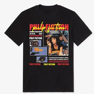 Pulp Fiction 1994 Classic Crime Movie Graphic Shirt, Iconic Mia Wallace Scene Quote For Quentin Tarantino Fans