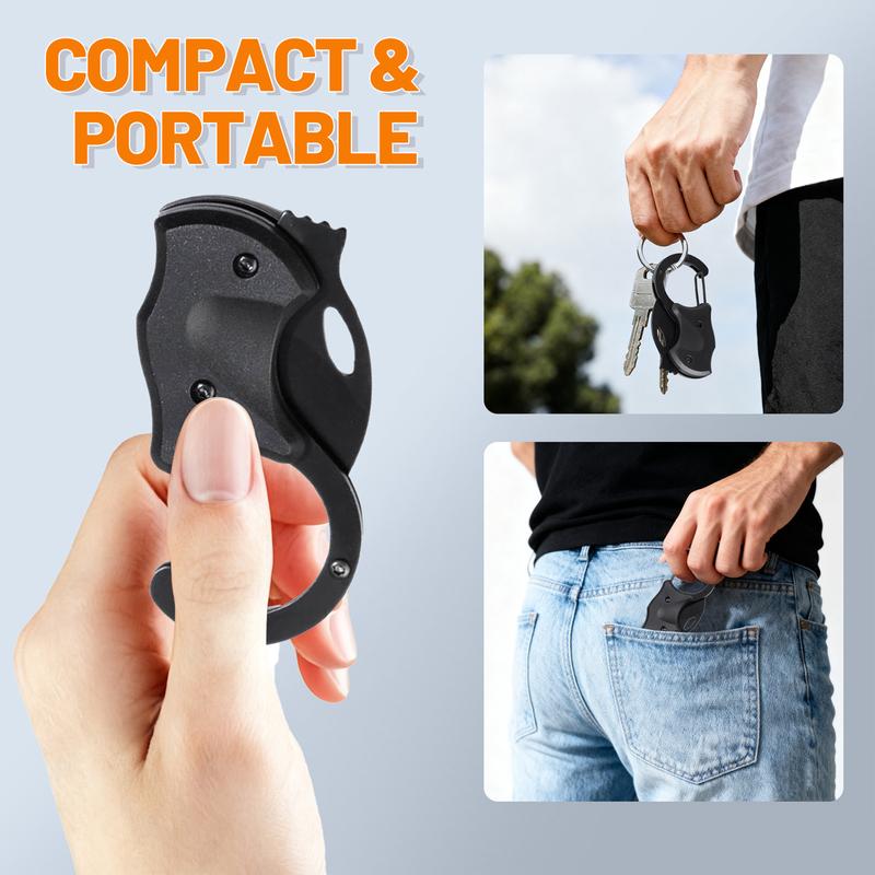 Small Pocket Knife Gift for Men, Keychain Box Cutter with 1.34inch Blade, Mini Folding Knives EDC Gadgets for Everyday Carry, Stocking Stuffers Gift for Adults Men Him mini edc knife