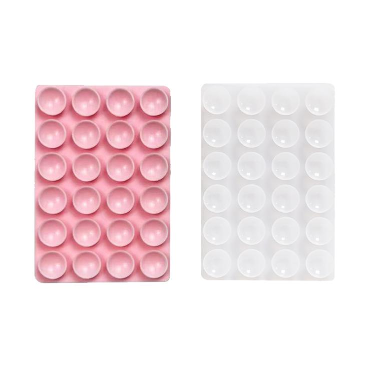 2 Pack Silicone Suction Phone Case Mount, Silicon Adhesive Smartphones Stand Sticky, Non Slip Suction Cup, Hands-Free Phone Accessories Holder for Selfies and Videos