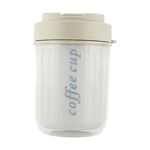 Chinese Brand 550ml Insulated Coffee Mug with Lid - 304 Stainless Steel Liner, Easy Clean, Leak-Proof for Office & Travel