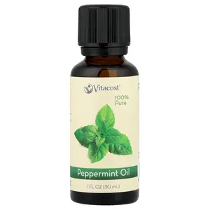Vitacost 100% Pure Peppermint Oil, 1 fl oz (30 ml)