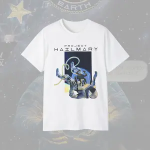 Project Hail Mary Cotton T-Shirt, Sci-Fi Book Graphic Tee, Shirt for Book Lovers