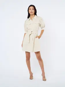 Laia Utility Mini Shirt Dress