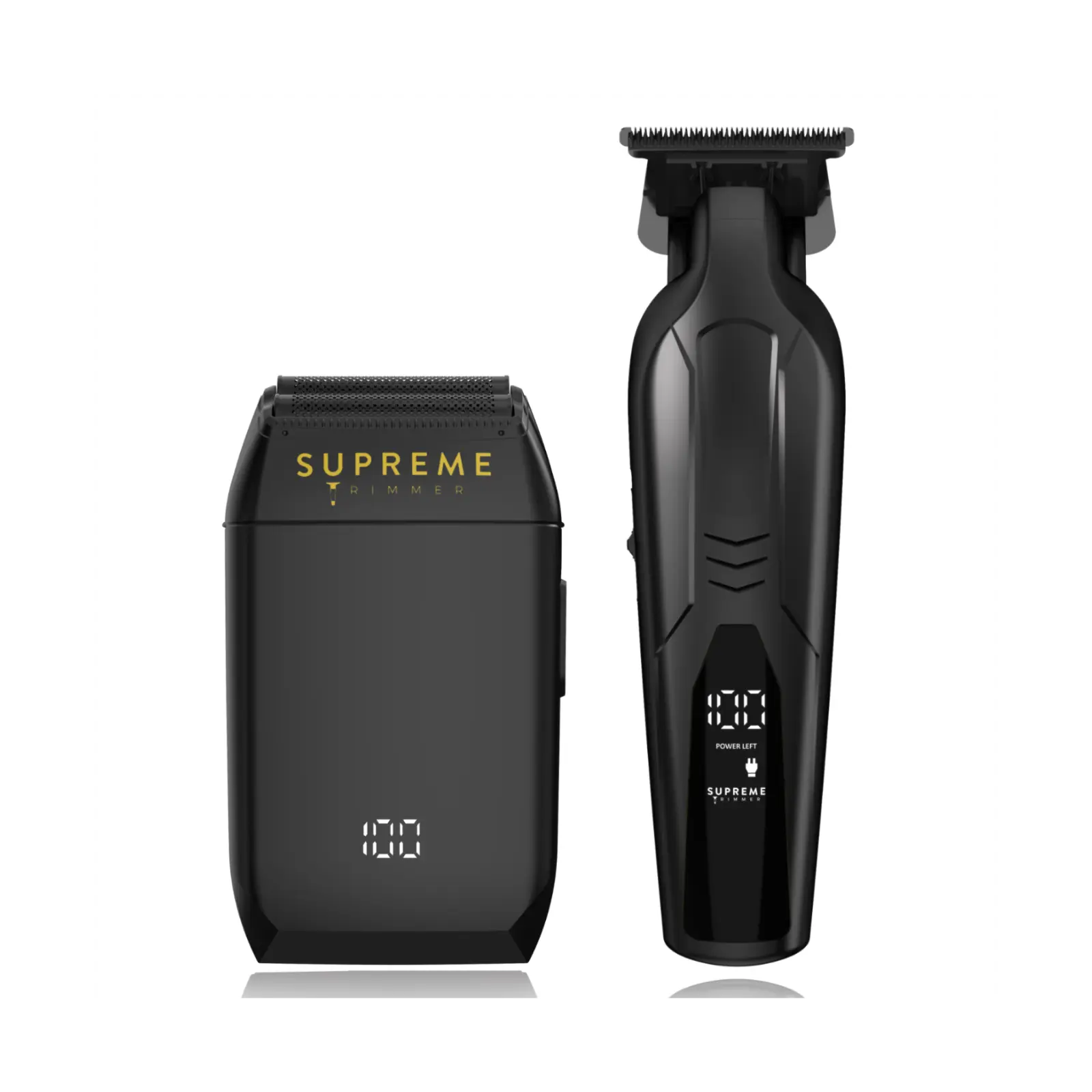 Supreme Trimmer Vader Lite & Crunch Precision Duo - High-Torque Motors, Advanced Cooling, Hypoallergenic Foils, Professional Hair Clipper Set Barbers' Choice