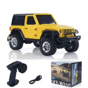 2.4G 1/36 Remote Control Rock Crawler RC Off Road Car 4×4 RTR Model Vehicle Light Battery Radio Mini Toy for Children Gifts