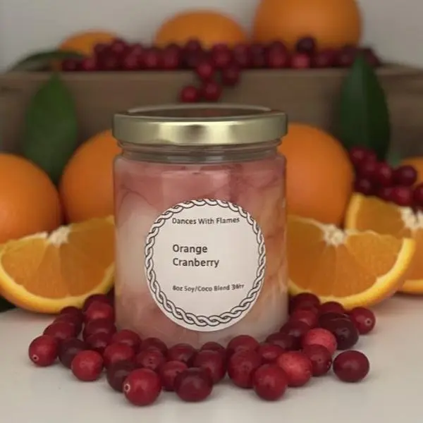 Orange Cranberry Candle