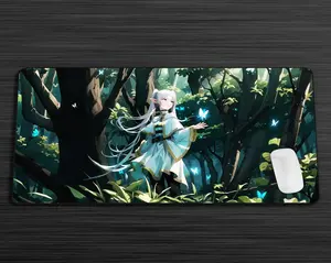 Frieren Desk Mat Beyond Journey's End Mosue Pad Anime Waifu TCG Playmat Animie Series Desk Mat Merch
