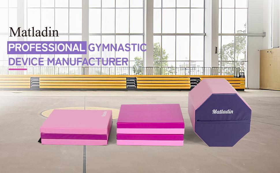 Matladin Gymnastics Octagon Mat 24"x26" Skill Shape Tumbling Backbend Trainer Exercise Mat for Preschool Kids Gym Cheerleading, Martial Art,TikTokShopBlackFriday