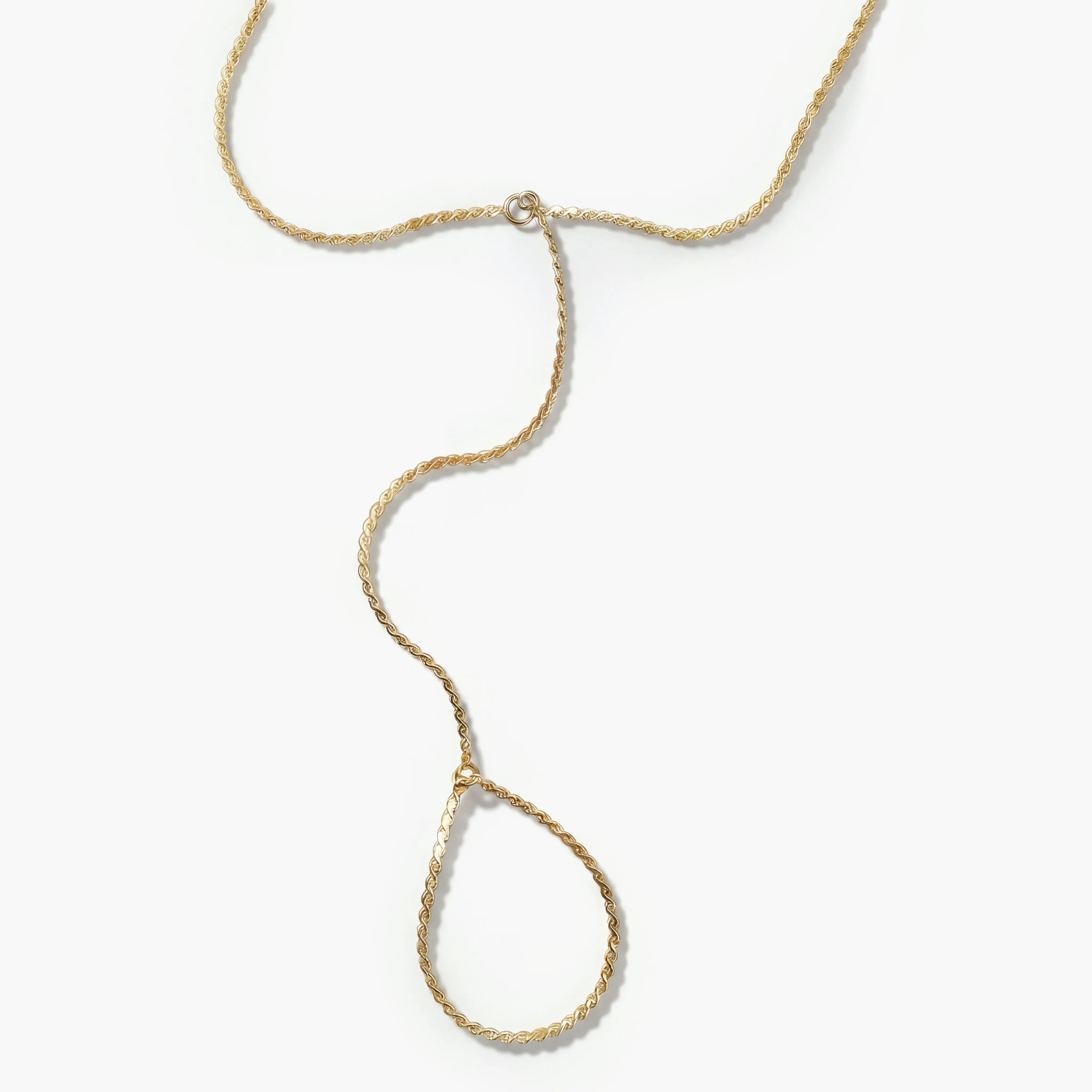 FIASCO Porto S-Link Handchain Gold & Silver Waterproof Hand Chain Bracelet 1.5 mm Stainless Steel Hypoallergenic Everyday Wear