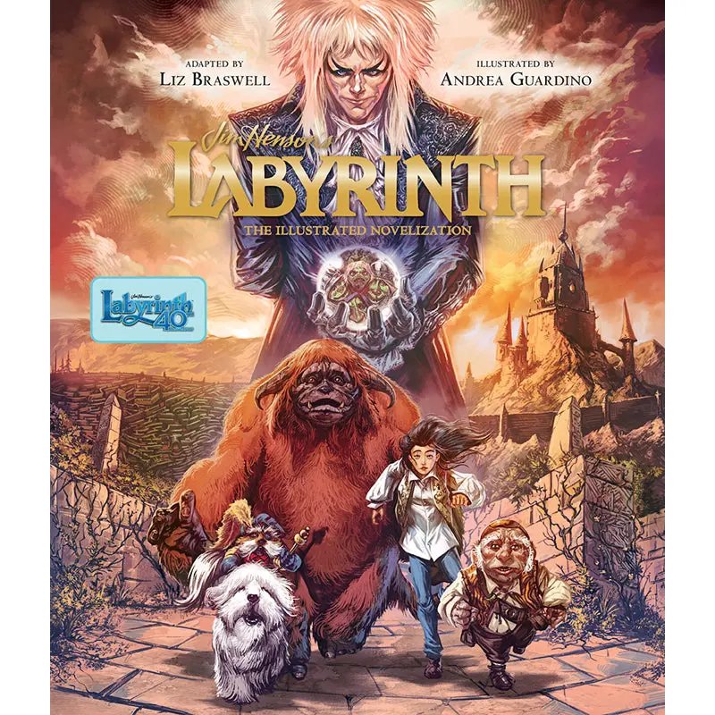 Jim Henson's Labyrinth: The Illustrated Novelization - English Illustrated Movie Adaptation for All Ages, Family-Friendly Book with Imaginative Characters (Children's Literature & Art), Liz Braswell