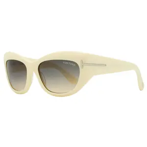 Tom Ford TF1065 Brianna Sunglasses 25B Ivory 55mm FT1065
