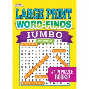 Jumbo Large Print Word Find- Word Search Puzzle Book Paperback – August 1, 2023