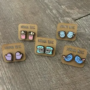 Baking Earrings – Cute Kitchen & Baking Wooden Studs
