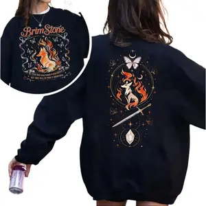 Quicksilver Brimstone Two Sided Shirt, Fae And Alchemy Series Tshirt, Kingfisher Fantasy Book Tee, Gift For Book Lover, Unisex Sweater Pullover Tee