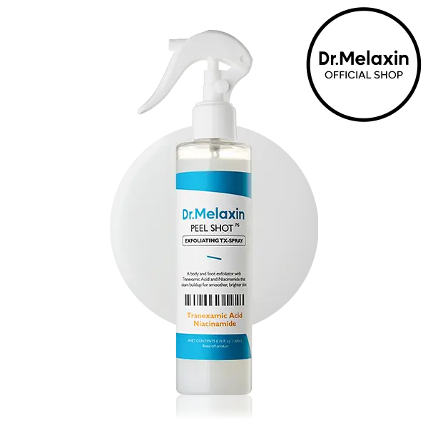 [Dr.Melaxin Official] Peel Shot Exfoliating TX-Spray 200ml, Tranexamic Acid & Niacinamide Gentle Peeling for Dark Spot Care
