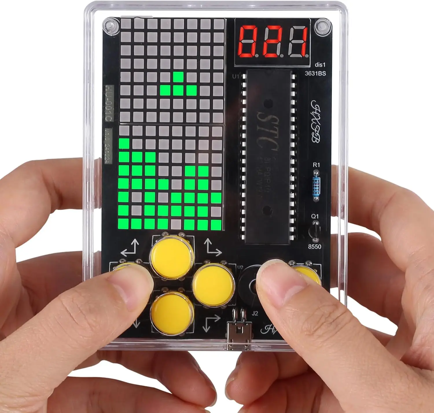 DIY Electronic Soldering Kit, Multi-Function 7-in-1 Hands-On Electronics STEM Kit, Soldering Practice for Students