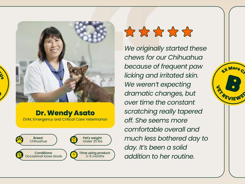 Boops Pets Probiotic 30 Billion for Dogs – 30 Billion CFU with Pre, Postbiotics & Digestive Enzymes – Supports Gut Health, Immunity, Loose Stools & Allergies – Filet Mignon Flavor – Vet Formulated – 60 Chews