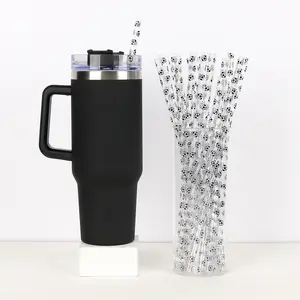 Soccer Hearts 40oz Straws (4-Pack) | Sports Mom & Game Day Must-Have, Tumbler Accessory