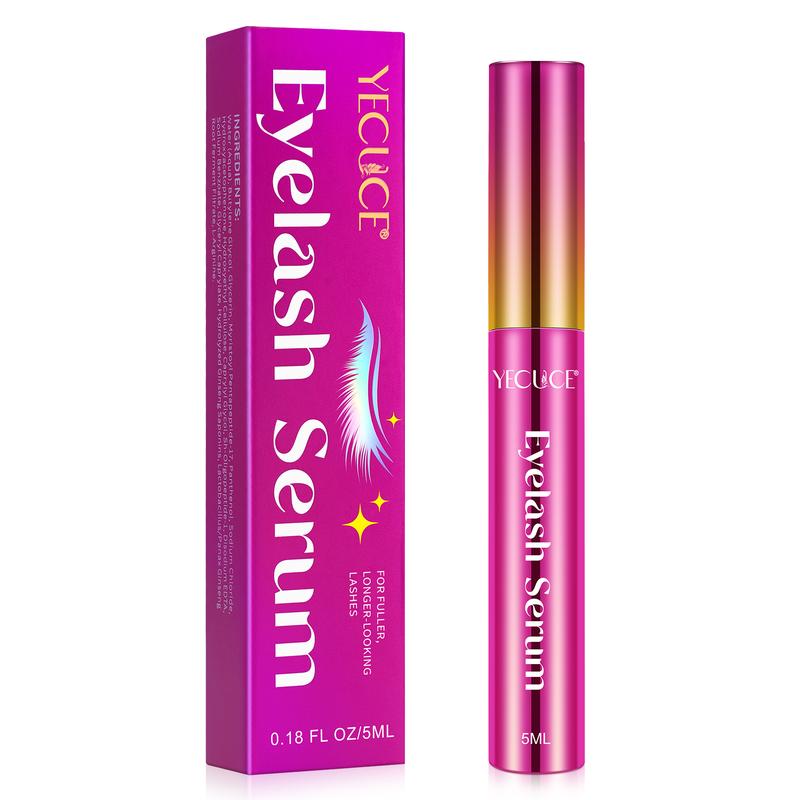 YECUCE Eyelash Serum - Lash Enhancing Formula for Longer Thicker Lashes Gentle Vegan 0.18 FL OZ 5ML