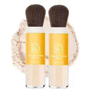 Mineral Setting Powder, Natural Matte Finish Translucent Loose Setting Powder, Oil Control Lightweight Face Powder, Long Lasting Sweatproof Waterproof Makeup Setting Powder, Brightening Natural Look Face Finishing Mineral Powder