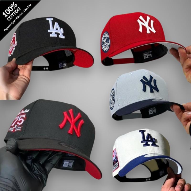 New Era MLB Baseball Hat NY Yankees & LA Dodgers – 59FIFTY Snapback Fitted Cap for Men and Women, Urban Streetwear Unisex Style, Premium Fashion Sports Look, Adjustable Gorras Sombreros, Hat for Men, Cap for Men, Trending TikTok Hat 2026