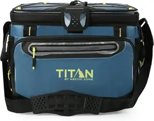 Titan by Arctic Zone Deep Freeze Cooler - Zipperless Hardbody Cooler - Deep Freeze Insulation, HardBody Liner, and SmartShelf
