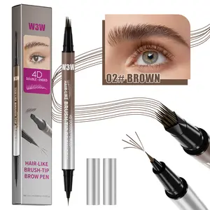 Defining Dual-End Eyebrow Pencil, Fine Tip For Realistic And Soft Strokes, Convenient Portable Format, Styles Natural-Looking Brows And Precise Liner, For Professional Settings And Weekend Activities, A Versatile Tool For Modern Women.