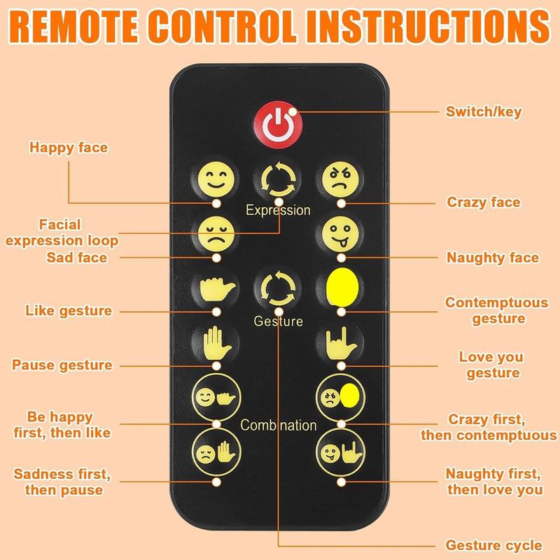 Easy-Use Car Gesture Warning Light | 14 Modes with Remote | Increase Vehicle Visibility for New Drivers | TikTok Starter Car Accessory
