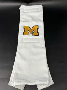 Michigan Wolverines White Football College Game Towel Football Cotton New