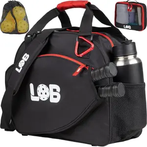 Lob Gear Bag - Black / Red