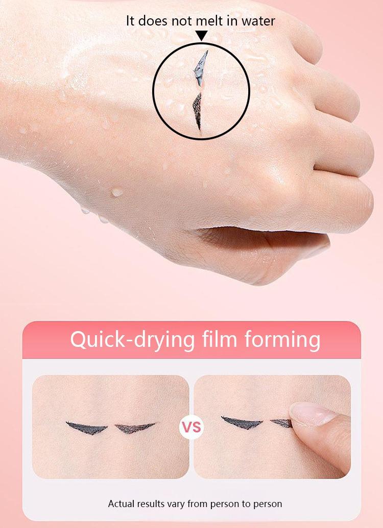 Rotating Eyeliner Stamp & Pen – Dual-Ended Quick-Dry, Long-Lasting Waterproof Liquid Liner for Effortless Winged Eye Looks.