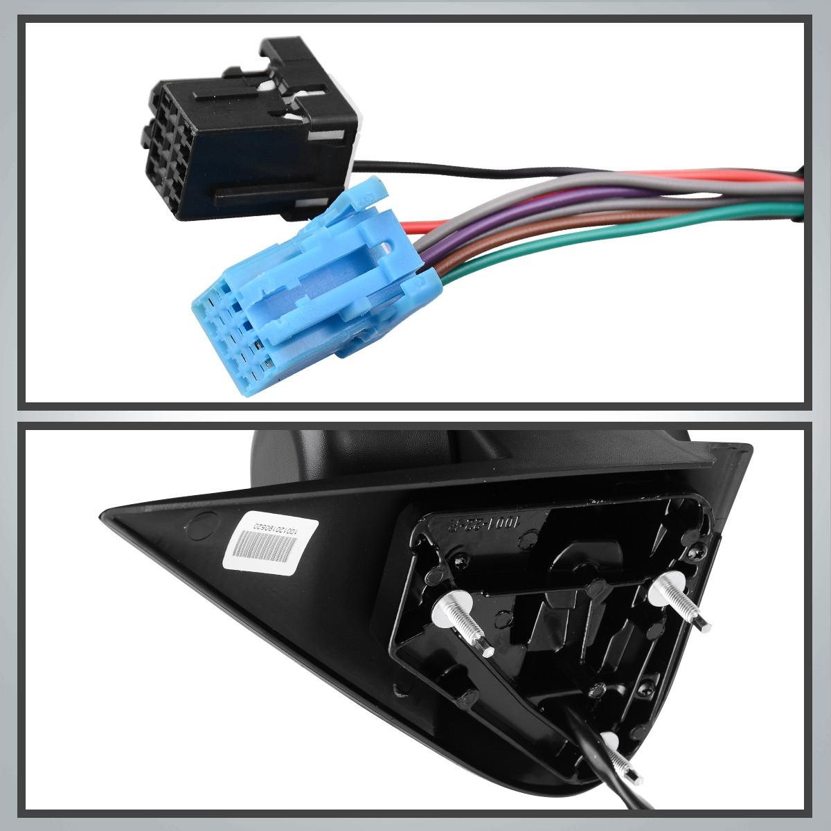 YITAMOTOR Pair Power Heated Tow Mirror for 2003-2006 GMC Sierra Silverado 1500 2500HD 3500 - Heated for Improved Visibility